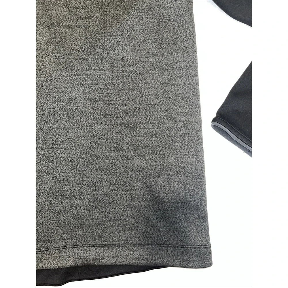 Nike Running Dri-Fit 1/4 Zip Mens Pullover Charcoal Black Performance Top